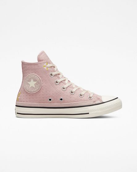 Tenis Converse Chuck Taylor All Star Autumn Embroidery Cano Alto Feminino Cinzentas Limão | PT V08741P